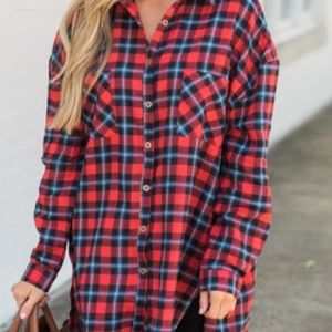 Plaid Tunic Flannel